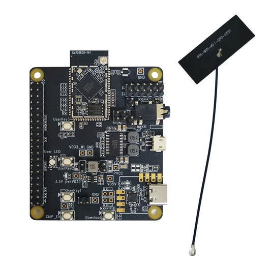 PKE8713ECM-VA4-N43 AIoT Development Board with AI, Wi Fi 6, BT and BLE 5.2